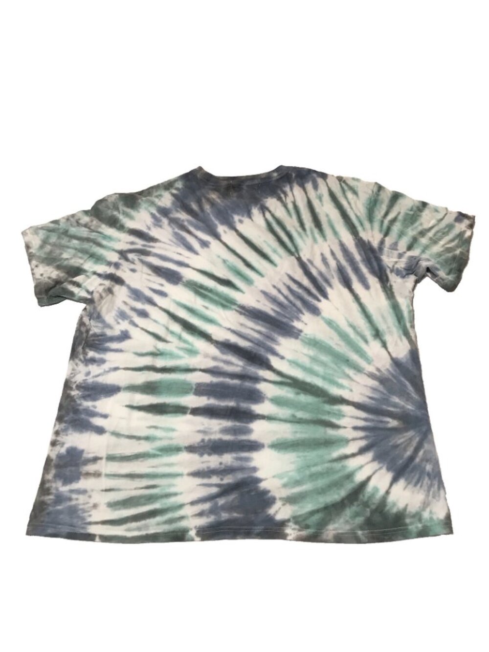 Aeropostale Shirt Men X-Large Tie Dye Hippie Skater Y2K Festival Blue Green Surf